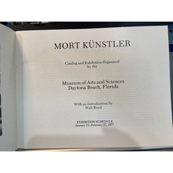 Vtg Mort Kunstler Artist Art Catalogue Museum Of Arts and Sciences Daytona Beach - Picture 5 of 6